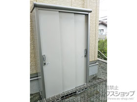 の物置・屋外倉庫 エスモ 一般型 1200×520×1959（ESE-1205A） ESE-1205A-PW 施工例