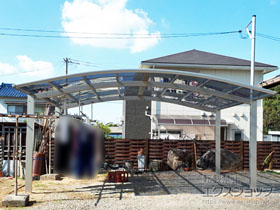 のカーポート レイナツインポートグラン　積雪〜20cm対応 施工例