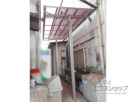 のテラス屋根 エフルージュグランZERO テラスタイプ 積雪〜20cm対応 施工例