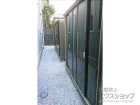 の物置・屋外倉庫 ナイソーシスター　1940×580×1903（KMW-196E） KMW-196E 施工例