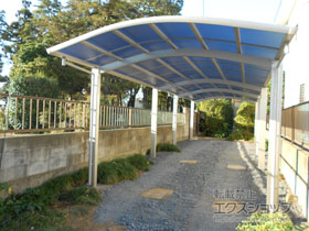 のカーポート レイナワンポートグラン 縦連棟　積雪〜20cm対応 施工例