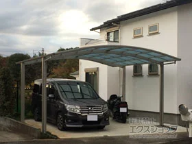YKKAPのカーポート レイナツインポートグラン　積雪～20cm対応 施工例
