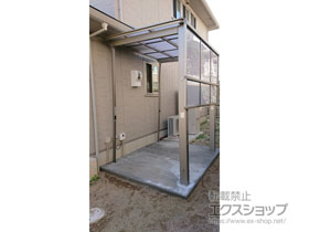 のテラス屋根 フーゴF 独立テラスタイプ 単体 積雪〜20cm対応 施工例