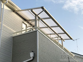 のバルコニー・ベランダ屋根 ヴェクターテラス F型 屋根タイプ 単体 積雪〜20cm対応 施工例