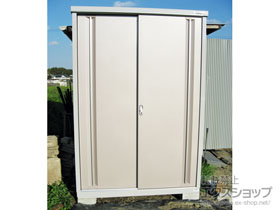 の物置・屋外倉庫 シンプリー 一般型 1320×755×1903 MJX-137E-P-AR 施工例