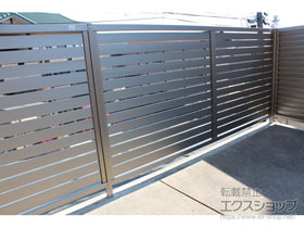 のフェンス・柵 プレスタフェンス7Y型 間仕切り柱　※8型と連結 施工例