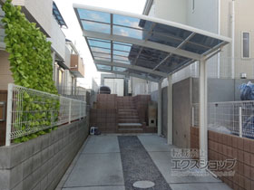 のカーポート レイナポートグラン 延長　積雪〜20cm対応 施工例