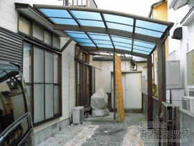 YKKAPのカーポート レイナポートグラン　積雪～20cm対応 施工例