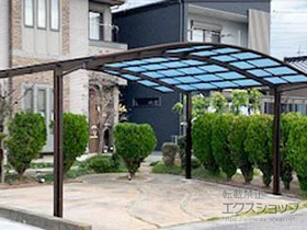 YKKAPのカーポート レイナツインポートグラン　積雪～20cm対応 施工例