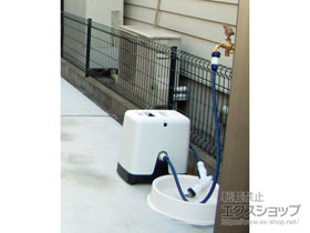 の立水栓・ガーデンシンク 和風「二口アルミ」セット 施工例