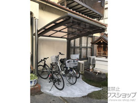 サイクルポート ネスカRミニ (ラウンドスタイル) 積雪〜20cm対応 施工例