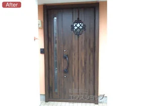 LIXIL ���N�V��(�g�X�e��)�̌��փh�A ���V�F���g���փh�A3 �f�MK4�d�l �蓮 �e�q�d�l(�����}��)R D77�^ �{�H��