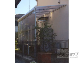 のテラス屋根 ヴェクターテラス F型 テラスタイプ 単体 積雪〜20cm対応 施工例