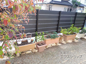 のフェンス・柵 プラドフェンス ジョイントあり仕様 施工例