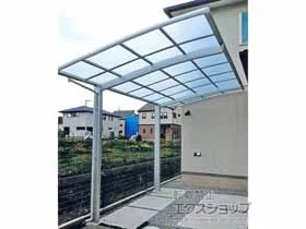 LIXIL(リクシル)のカーポート ネスカR (ラウンドスタイル) 積雪～20cm対応 施工例