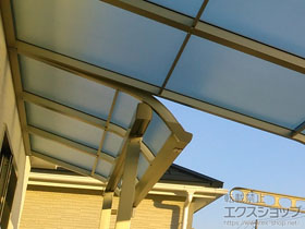 バルコニー屋根 スピーネ R型 屋根タイプ 単体 積雪〜20cm対応 施工例