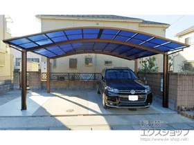YKKAPのカーポート レイナツインポートグラン　積雪～20cm対応 施工例