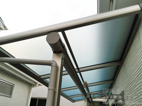 のバルコニー・ベランダ屋根 ヴェクターテラス F型 屋根タイプ 単体 積雪〜20cm対応 施工例