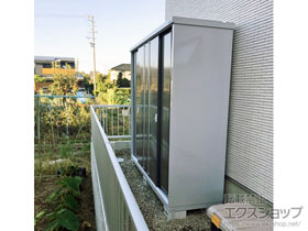 の物置・屋外倉庫 シンプリー 一般型 2160×615×1903（MJX-216E-P） MJX-216E-P-PG 施工例