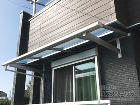 のテラス屋根 スピーネ F型 ルーフタイプ 単体 積雪〜20cm対応 施工例