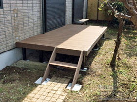 のウッドデッキ マージウッドデッキ 施工例