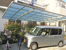 のカーポート レイナポートグラン 延長　積雪〜20cm対応 施工例