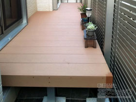 のウッドデッキ リウッドデッキ 200 ※L字 施工例