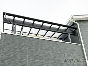 のバルコニー・ベランダ屋根 ヴェクターテラス F型 1500 屋根タイプ 単体 積雪〜50cm対応 施工例