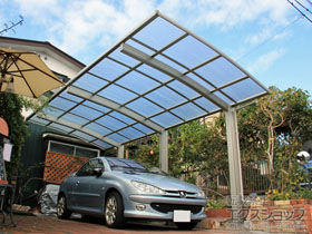 のカーポート レイナポートグラン50 積雪〜50cm対応 施工例