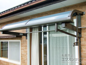 のバルコニー・ベランダ屋根 スピーネ R型 ルーフタイプ 単体 積雪〜20cm対応 施工例