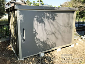 の物置・屋外倉庫 エスケーエイト SK8-180 一般型 3000×2000×1940 SK8-180-GK 施工例