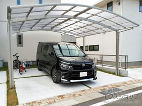 YKKAPのカーポート レイナツインポートグラン　積雪～20cm対応 施工例
