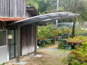 のカーポート ネスカR (ラウンドスタイル) 積雪〜20cm対応 施工例