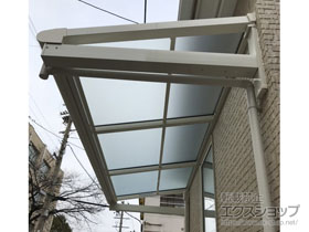 のバルコニー・ベランダ屋根 ヴェクターテラス F型 ルーフタイプ 単体積雪〜20cm対応 施工例