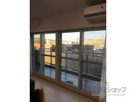 LIXIL リクシル(トステム)の内窓（二重窓・二重サッシ） インプラス ダストバリア仕様 引違い窓 2枚建 施工例