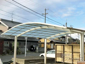 YKKAPのカーポート レイナツインポートグラン　積雪～20cm対応 施工例