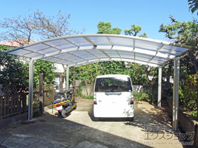 のカーポート レイナツインポートグラン　積雪〜20cm対応 施工例