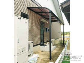 のテラス屋根 ヴェクターテラス R型 テラスタイプ 単体 積雪〜20cm対応 施工例