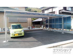 のカーポート エフルージュ トリプル 積雪〜20cm対応 施工例