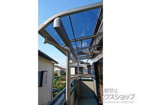 のバルコニー・ベランダ屋根 スピーネ R型 屋根タイプ 単体 積雪〜20cm対応 施工例