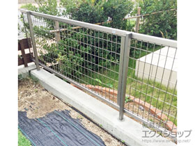 のフェンス・柵 アルメッシュフェンス1型 フリーポールタイプ 施工例