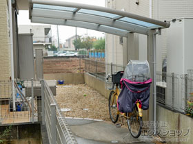 のサイクルポート・駐輪場 レイナポートグランミニ 積雪〜20cm対応 施工例