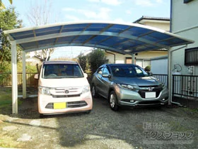YKKAPのカーポート レイナツインポートグラン　積雪～20cm対応 施工例