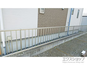 のフェンス・柵 ミエッタフェンス 防犯たて格子タイプ 自由柱施工 施工例