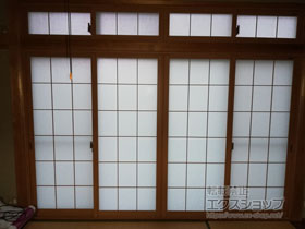 の二重窓（内窓） インプラス ダストバリア仕様 引違い窓 4枚建 施工例