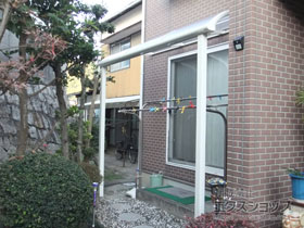 のテラス屋根 ヴェクターテラス R型 テラスタイプ 単体 積雪〜20cm対応 施工例