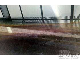 のフェンス・柵 クレディフェンス 9型*自由支柱仕様 施工例