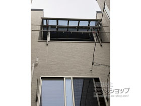 のバルコニー・ベランダ屋根 プレシオステラス R型 1500 屋根タイプ 単体 積雪〜50cm対応 施工例