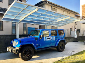 のカーポート レイナポートグラン 延長　積雪〜20cm対応 施工例