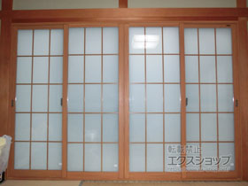 の二重窓（内窓） インプラス ダストバリア仕様 引違い窓 4枚建 施工例